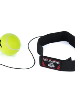 Boxerský reflexní míč s hlavou - žlutý DBX-HB