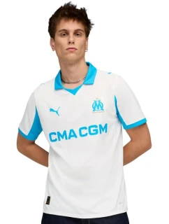 Pánské dresy Puma Olympique Marseille Home Jersey Replica white 779801 01 pánské