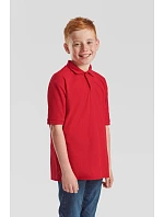 Fruit of the Loom Kids 65/35 Polo Dětské piqué polo 16.3417 black Fruit of the Loom Kids 65/35 Polo Dětské piqué polo 16.3417 black