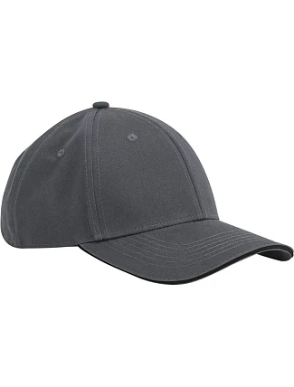 Beechfield B 820C 6 panelová kšiltovka EarthAware® 53.820C graphite grey/black Beechfield B 820C 6 panelová kšiltovka EarthAware® 53.820C graphite grey/black