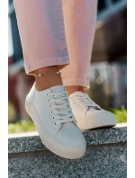 Dámské Textilní Tenisky Big Star RR274407 Béžové