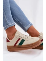 Dámské tenisky na platformě Béžové Janivelle Dámské tenisky na platformě Béžové Janivelle