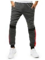 Pánské antracitové teplákové kalhoty UX3543