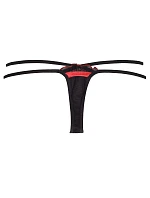 Dámská tanga V-8298 černá/červená - Axami Dámská tanga V-8298 černá/červená - Axami