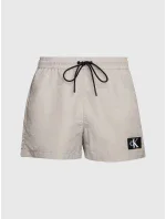 Pánské plavky KM0KM00979 PE0 béžové - Calvin Klein Pánské plavky KM0KM00979 PE0 béžové - Calvin Klein
