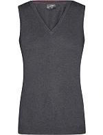 Daiber JN 656 Dámská svetrová vesta s výstřihem do V 02.0656 anthracite melange Daiber JN 656 Dámská svetrová vesta s výstřihem do V 02.0656 anthracite melange