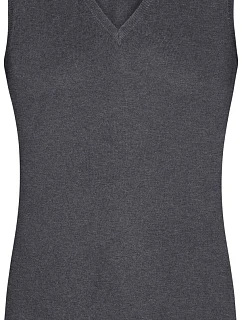 Daiber JN 656 Dámská svetrová vesta s výstřihem do V 02.0656 anthracite melange