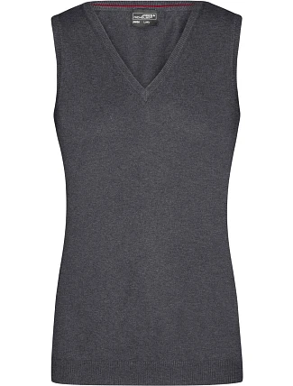 Daiber JN 656 Dámská svetrová vesta s výstřihem do V 02.0656 anthracite melange Daiber JN 656 Dámská svetrová vesta s výstřihem do V 02.0656 anthracite melange
