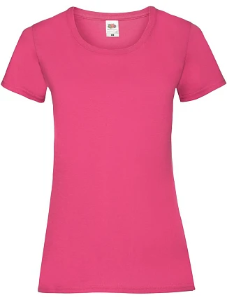 Fruit of the Loom Lady-Fit Valueweight T Dámské tričko 16.1372 fuchsia Fruit of the Loom Lady-Fit Valueweight T Dámské tričko 16.1372 fuchsia