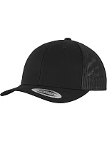 Flexfit 6606/6606T 6 panelová vintage kšiltovka "Trucker" 55.6606 black