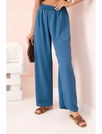 Kalhoty se širokými nohavicemi Tmavý Jenáš