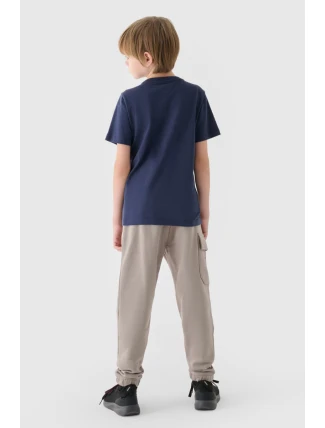 Chlapecké Dresové Kalhoty Joggery Šedé 4FJWAW24TTROM760-26S