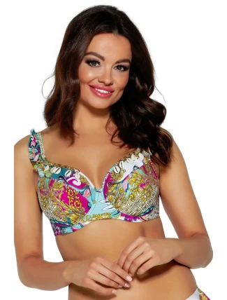 Dámská plavková podprsenka SK-161 tyrkysová - Ava Dámská plavková podprsenka SK-161 tyrkysová - Ava