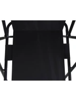 TURISTICKÁ ŽIDLE SE SEDADLY 52x44x75 cm Skládací židle černá