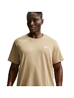 Pánské tričko Nike Club Tee, béžové, AR4997 297 Pánské tričko Nike Club Tee, béžové, AR4997 297