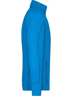 Daiber JN 597 Pánská strukturovaná fleecová bunda 02.0597 aqua/navy Daiber JN 597 Pánská strukturovaná fleecová bunda 02.0597 aqua/navy