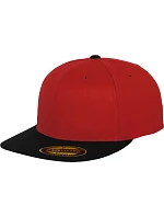 Flexfit 6210/6210T 6 panelová kšiltovka Premium 210 Fitted 55.6210 red/black