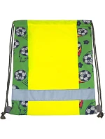 Korntex GYMACT Dětský sportovní vak "Action" 76.MACT hi vis yellow/football Korntex GYMACT Dětský sportovní vak "Action" 76.MACT hi vis yellow/football
