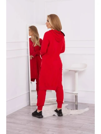 Sada mikin s delšími stranami červená