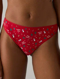 DÁMSKÁ VÁNOČNÍ TANGA 19042