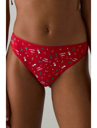 DÁMSKÁ VÁNOČNÍ TANGA 19042 DÁMSKÁ VÁNOČNÍ TANGA 19042