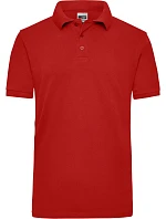 Daiber JN 801 Pánské pracovní piqué polo z těžké bavlny 02.0801 red Daiber JN 801 Pánské pracovní piqué polo z těžké bavlny 02.0801 red
