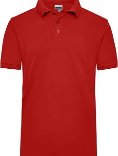 Daiber JN 801 Pánské pracovní piqué polo z těžké bavlny 02.0801 red
