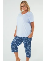 Italská móda Agalia cr.r. sp.3/4 barva:modrá/print Italská móda Agalia cr.r. sp.3/4 barva:modrá/print