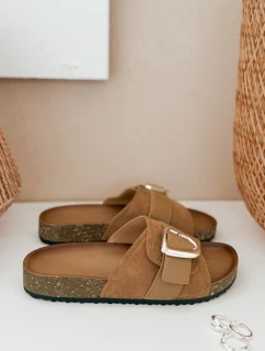 Dámské žabky NOLVINA beige FashionStreet ZY0977