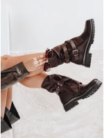 FashionStreet hnědé dámské boty ZY1143