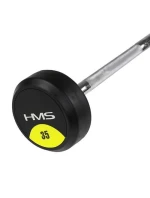 HMS GSG35 pevná činka/gumová tyč 35 kg