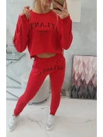 Atlanta tištěná sada červená Atlanta tištěná sada červená