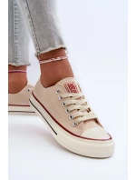 Dámské nízké tenisky Big Star Béžová Dámské nízké tenisky Big Star Béžová