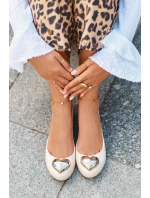 Dámské voňavé baletky srdcem ZAXY NN285009 béžové Dámské voňavé baletky srdcem ZAXY NN285009 béžové