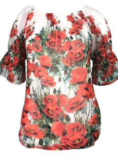 Dámská halenka Larka červená - Favab