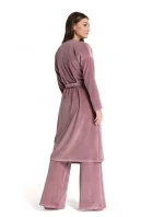 Dámský sametový župan LA087 - Lalupa Dámský sametový župan LA087 - Lalupa