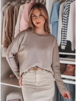 Dámská máslová oversize halenka s přívěskem NUBISS ash FashionStreet RY2800