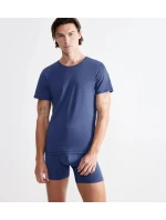 Pánské tričko EVER Ease O-Neck - UNKNOWN - tm. modré 6312 - SLOGGI