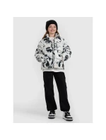 Dívčí péřová bunda se syntetickou výplní 4F 4FJRAW25TDJAF0748-11A