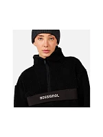 Dámská mikina ROSSIGNOL W ALLTRACK HZ FLEECE, černá Dámská mikina ROSSIGNOL W ALLTRACK HZ FLEECE, černá