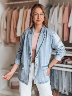 Dámská oversize džínová bunda RUNAWAY modrá FashionStreet TY4906