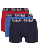 Pánské boxerky 3 ks DIM POWERFUL BOXERS 3x - DIM - červená