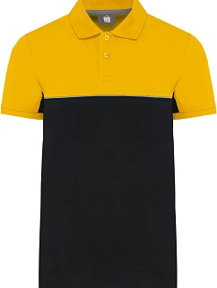 WK WK 210 Pracovní piqué polo 20.W210 black/yellow