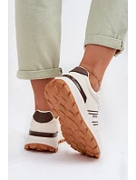 Dámské tenisky na platformě Big Star TT274881 Hi-Poly System Béžové