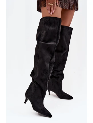 Kozačky na podpatku  model 219139 Step in style