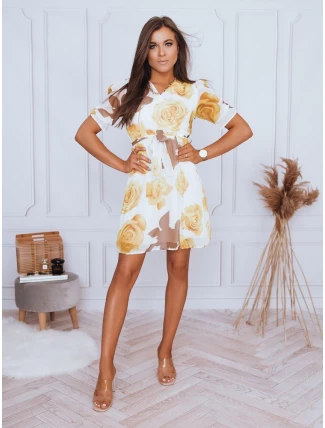 CLARIE šaty bílé FashionStreet EY1798