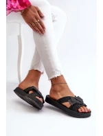 Vonné Dámské Sandály Na Ploché Podrážce ZAXY LL285096 Černé