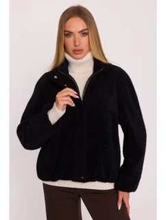 M885 Kabát látkový - černý