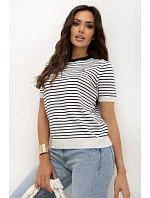 Svetr s krátkým rukávem model 230140 Italy Moda Svetr s krátkým rukávem model 230140 Italy Moda