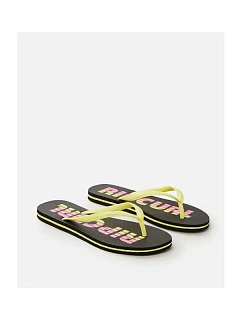 Žabky RIP CURL Wave Shapers Logo - černé